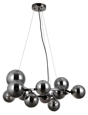 Zdjęcie produktu dla Lampa wisząca kule Canello czarny mat 11xG9x5W metal wym:150x70x70cm IP20 Italux