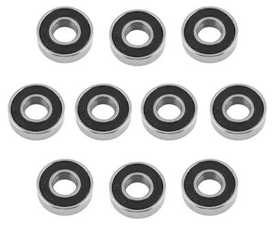 Kugellager 12x28x8 mm, 10 Stück, 6001-2RS, doppelt abgedichtet