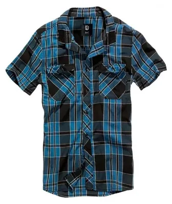 Produktbild von Brandit Roadstar Kurzarmhemd Blau M Mann Blau M