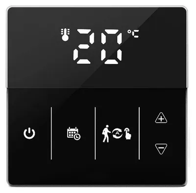 Produktbild von Tuya Intelligenter Thermostat TR061C 16A Schwarz Bodenheizung WiFi