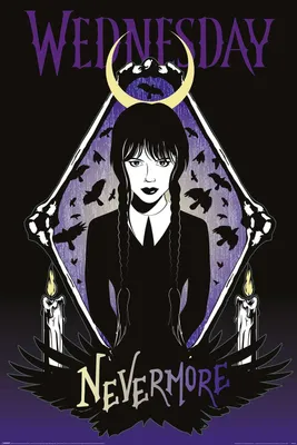 Produktbild von Wednesday Poster Set Ravens 61 x 91 cm (5)