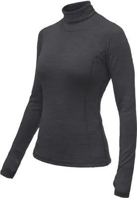 Zdjęcie produktu dla Koszulka Sensor Merino Bold Roll Neck – damska długa antracytowo-szara wielkość 2XL 22200047-04