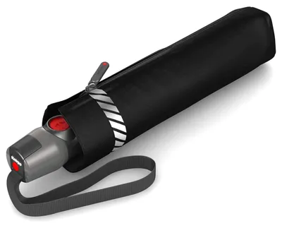 Produktbild von Knirps T.200 M Duomatic - Taschenschirm Regenschirm (reflective black)
