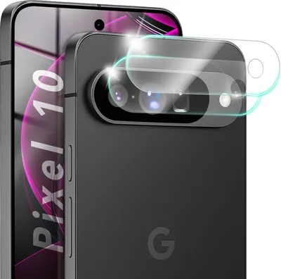 Produktbild von Kamera Glas "Focus.X2 MAX" für Google Pixel 10 - 2x Schutzglas 9H / Ultra Klar / Anti-Reflex / Fotoecht / für Hüllen - Transparent