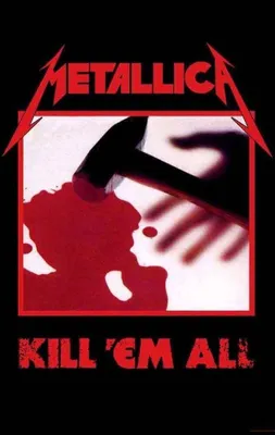 Immagine prodotto di Metallica 'Kill Em All' Album Cover Flagge – Offizielles Band Merchandise für Fans