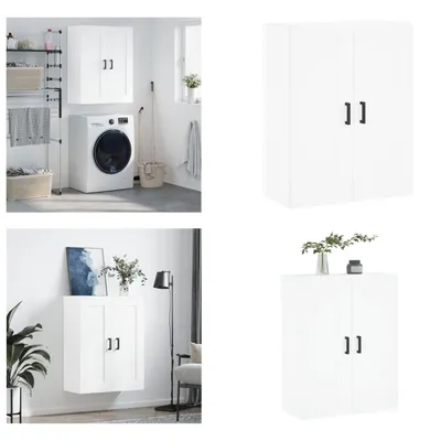 Immagine prodotto di vidaXL Armadio a muro bianco 69,5x34x90 cm Materiale a base di legno - Armadio a muro - Armadio a muro - Armadio - Armadio a muro