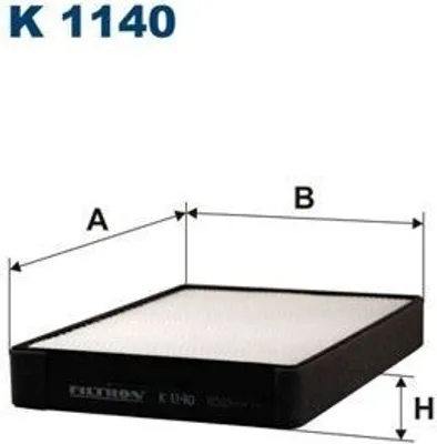 Zdjęcie produktu dla Filtr kabinowy FILTRON K 1140
