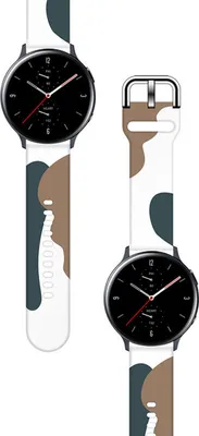 Productafbeelding van Strap Moro vervangingsband, compatibel met Samsung Galaxy Watch 46mm, band met camouflageprint, model 1