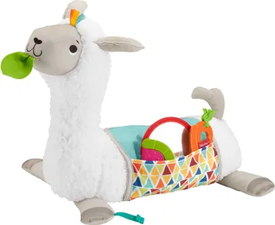 Produktbild von Fisher-Price 4-in-1 Lama Spielkissen Bauchlage, Baby-Spielzeug für Neugeborene