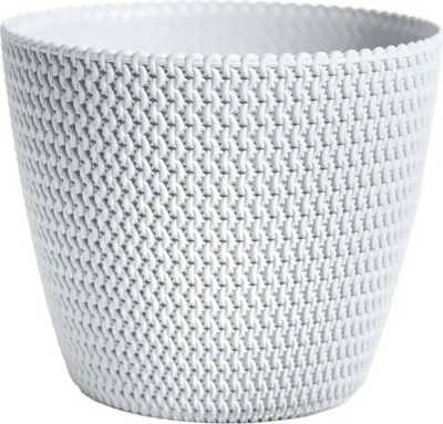 Produktbild von Blumentopf Splofy mit Strickmuster-Optik, Garn-Nachahmung, Ø 39.1 cm, Höhe 33 cm