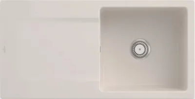 Produktbild von Villeroy & Boch Keramikspüle 333601KR, Siluet 60 Einbauspüle - inkl.