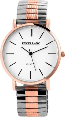 Produktbild von Excellanc Herrenuhr mit Edelstahlzugarmband