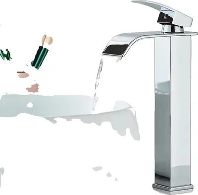 Produktbild von Waschtischarmatur, deckenmontiert, Einhebel, Chrom
