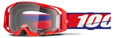 Immagine prodotto di 100percent Armatic Migliori occhiali da fuoristrada Rot Clear/CAT0 Rot Clear/CAT0