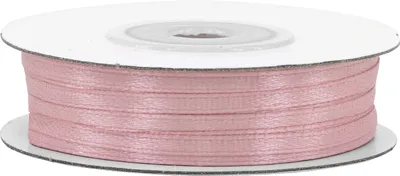 Produktbild von Satinband 3mm x 50m Rolle Altrosa