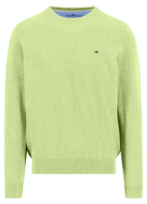 Immagine prodotto di Maglione da uomo FYNCH-HATTON in cotone superfine, colore pera