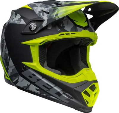 Produktbild von Bell Moto-9 MIPS Venom Motocross Helm, schwarz/gelb, XL