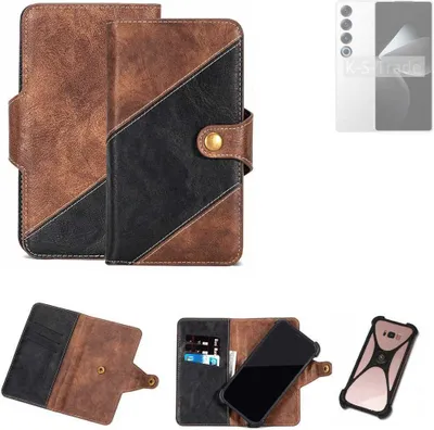 Produktbild von K-S-Trade Handyhülle Schutzhülle Bookstyle Case kompatibel mit Meizu 21 Pro Klapphülle Cover Hülle Schutztasche 1x
