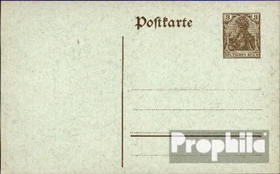 Produktbild von Belege Ganzsachen Deutsches Reich 1914 P95 Amtliche Postkarte  Germania