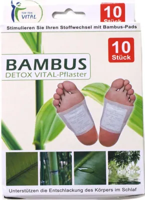 Image de 10 patchs au bambou Vitalpads Détoxification Purification Détoxification Métabolisme