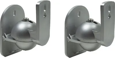 Produktbild von Wandhalter Paar für Lautsprecher dreh-/neigbar max.5kg in silber