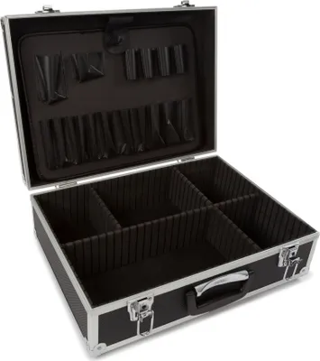 Image de Mallette à Outils Avec Cadre En Aluminium - 455 X 330 X 152 Mm - 22,8 L - Noir