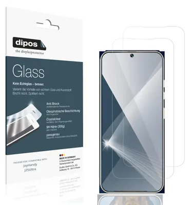 Produktbild von 2x Schutzfolie für JoyHandy J25Ultra - Anti-Shock 9H Folie dipos Glass Kunststoffglas