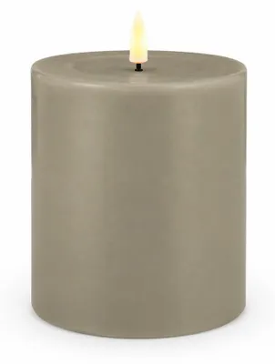 Produktbild von Deluxe Homeart Stumpenkerze LED Sand (7,5x10cm)