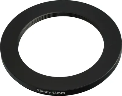 Produktbild von vhbw Step-Down-Ring Adapter 58 mm auf 43 mm für Kamera Objektiv - Filteradapter Metall