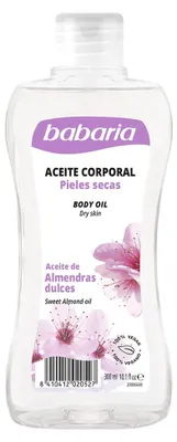 Produktbild von Babaria Aceite Almendras Dulces Aceite Corporal Piel Seca Vaporizador Aceite Corporal, Transparente, Aromatic, 300 Millilitros