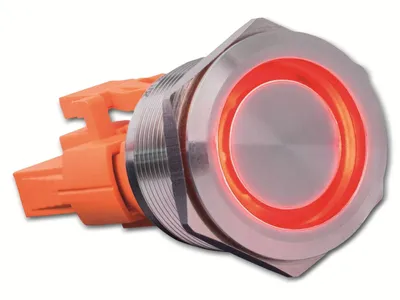 Produktbild von Joy-it BUTTON22A-L-RD BUTTON22A-L-RD Tastschalter 250 V/AC 3 A 1 x Aus/Ein rastend Rot (Ø x H) 24.80 mm x 35 mm IP67, IK10 (BUTTON22A-L-RD)