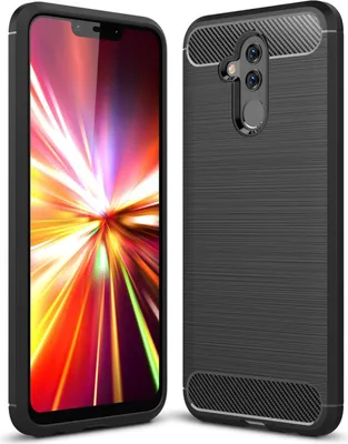 Produktbild von TPU Hülle für Huawei Mate 20 Lite Handy Schutzhülle Carbon Optik Schutz Case