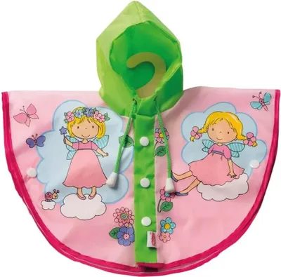 Produktbild von Puppen-Regencape Blumenfee, klein, Gr. 28-35 cm