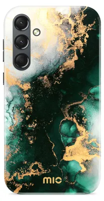 Produktbild von MIO Handyhülle für Samsung Galaxy S24 Plus MagSafe Hülle Hardcase Backcover - Green Marble