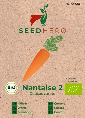 Produktbild von Seedhero  Möhre Nantaise 2 Samen