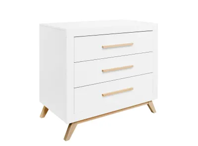 Produktbild von Bopita 11718803, Weiß, Holz, 3 Schublade(n), Mitteldichte Faserplatte (MDF), Holz, 1050 mm, 550 mm, 920 mm