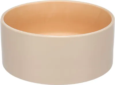 Produktbild von Flamingo Futter- und Trinknapf Anca rund beige/orange