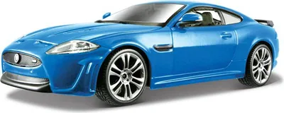 Produktbild von Bburago Plus Jaguar XKR-S 1:24 blau