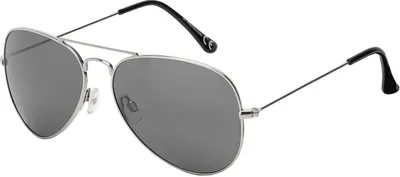 Produktbild von Sonnen Brille Designer Piloten Herren Sonnenbrille mit Kunstoffrahmen 30574 Schwarz Silber