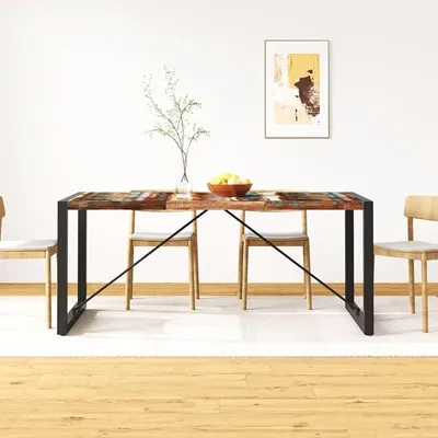 Produktbild von Esszimmertisch Altholz Massiv 180 cm KüChentische Esstisch Holz Ausziehbar