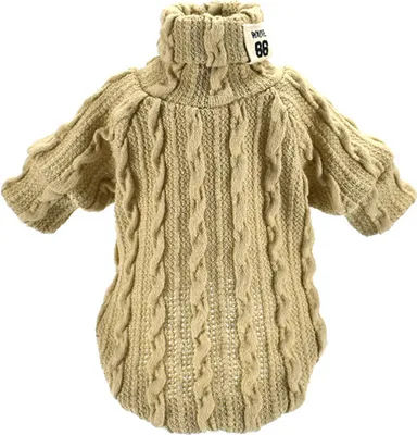Obrázok produktu pre Spring Dog Sweater/Sleeve Shirt - Beige S