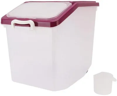 Productafbeelding van Glazen rijstcontainer voor de keuken, transparant, 1,5 liter