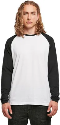 Produktbild von Build Your Brand Contrast Raglan Langarm-t-shirt Weiß 3XL Mann Weiß 3XL
