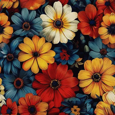 Produktbild von OUTDOOR DEKOSTOFFE OXFORD - Motiv Blumen I DX5312