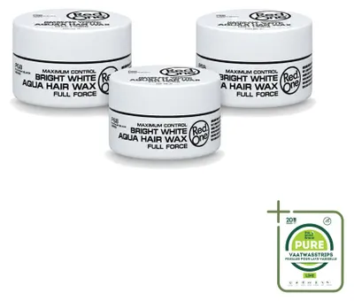 Obrázek produktu pro 3 kusy vosku na vlasy Red One Bright White – maximální fixace – 150 ml – balení