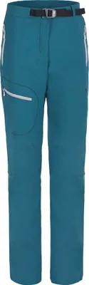 Trekkinghose für Damen in Türkis von DirectAlpine mit mehreren Taschen und Gürtel.
