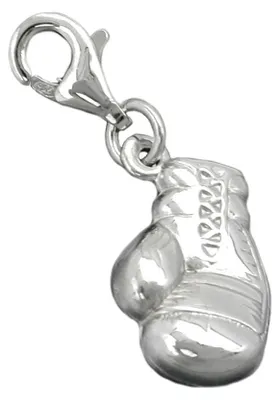 Produktbild von Anhänger Boxhandschuh Einhänger Charm aus 925 Silber rhodiniert Damen