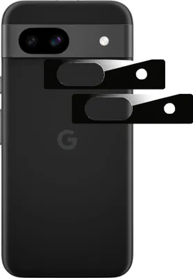Produktbild von Kameraschutz für Google Pixel 8a [2 Stück] Kamera Schutzfolie Durchsichtiges gehärtetes Glas Folie Rückseite Linse Kratzschutzfolie Linsenschutz Phonillico®