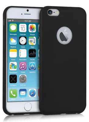 Produktbild von kwmobile 33100.01, Hauthülle, Apple, iPhone 6 / 6S, 11,9 cm (4.7"), Schwarz