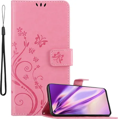 Obrázek produktu pro Cadorabo Pouzdro pro OnePlus 9RT 5G Ochranný kryt v růžové barvě Pouzdro na mobilní telefon Flowers Flower